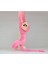 Peluş Sarılan Maymun Sesli 70 cm Pembe 1