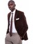 Erkek Çift Yırtmaç Sivri Yaka Slim Fit Ceket 1