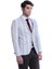 Erkek Çizgili Slim Fit Spor Ceket 3