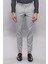 Erkek Slim Fit Çizgili Desen Kumaş Pantolon 2