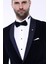 Erkek Düz Şal Yaka Velvet Slim Fit Ceket 2