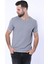 Erkek Slim Fit Bisiklet Yaka Desenli Pamuk Tişört 1