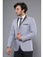 Erkek Yaka Modelli Slim Fit Ceket 2