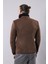 Erkek Kendinden Desenli Sivri Yaka Slim Fit Ceket 3