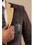 Erkek Armalı Içi Kürklü Velvet Slim Fit Ceket 2