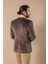 Erkek Armalı Içi Kürklü Velvet Slim Fit Ceket 3