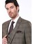 Erkek Ekose Desenli Sivri Yaka Slim Fit Ceket 4