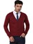 Erkek Slim Fit Desensiz Pamuk Hırka 2