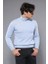 Erkek Slim Fit Desensiz Balıkçı Yaka Pamuk Triko 2