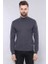 Erkek Slim Fit Desensiz Balıkçı Yaka Pamuk Triko 4