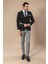 Erkek Kol Ağzı Parçalı Slim Fit Ceket 1