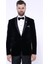 Erkek Düz Şal Yaka Velvet Slim Fit Ceket 2