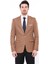Erkek Kendinden Desenli Sivri Yaka Slim Fit Ceket 1