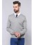 Erkek Desensiz V Yaka Slim Fit Triko 3