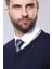 Erkek Desensiz V Yaka Slim Fit Triko 5