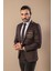 Erkek Pamuk Sivri Yaka Slim Fit Ceket 1