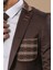 Erkek Pamuk Sivri Yaka Slim Fit Ceket 2