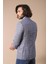 Erkek Tek Düğme Geniş Sivri Yaka Slim Fit Ceket 4