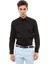 Erkek Pamuk Saten Slim Fit Gömlek 1