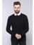 Erkek Slim Fit Desenli Bisiklet Yaka Triko 5