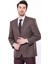 Erkek Slim Fit Mona Yaka Desenli Klasik Ceket 5