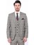 Erkek Ekose Desenli Sivri Yaka Slim Fit Ceket 1