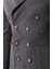 Erkek Kruvaze Slim Fit Kısa Palto 2