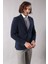 Erkek Sivri Yaka Tek Düğme Slim Fit Ceket 1