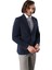 Erkek Sivri Yaka Tek Düğme Slim Fit Ceket 3