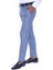 Erkek Kendinden Desenli Slim Fit Kumaş Pantolon 2