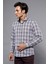Erkek Ekose Desenli Uzun Kollu Slim Fit Gömlek 2