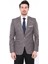 Erkek Kendinden Desenli Sivri Yaka Slim Fit Ceket 1