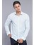 Erkek Ekose Desen Slim Fit Uzun Kollu Gömlek 4