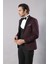 Erkek Desenli Slim Fit Damatlık Takım Elbise 5