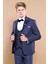 Erkek Çıkma Yaka Yelekli Slim Fit Takım Elbise 3