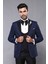 Erkek Desenli Slim Fit Damatlık Takım Elbise 2