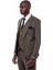 Çizgi Desen Yelekli Slim Fit Takım Elbise 5
