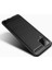 Samsung Galaxy A12 Brushed Carbon Fiber Silikon Kılıf - Siyah 2