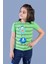 Toontoy Erkek Çocuk Çizgili Canavar Baskılı Tişört 1