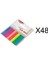 Memo 8 Renk Film Index 48'li 1