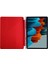 Galaxy Tab S7 T870 Kılıf Kalem Bölmeli Smart Standlı Tablet Kılıfı Kırmızı 3