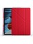 Galaxy Tab S7 T870 Kılıf Kalem Bölmeli Smart Standlı Tablet Kılıfı Kırmızı 4