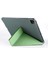 Apple iPad Pro 12.9 4. Nesil Kılıf Kalem Bölmeli Smart Standlı Tablet Kılıfı Açık Yeşil 3