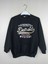 Erkek Garson Baskılı Siyah Pamuklu Sweatshirt 1