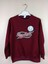 Erkek Garson Baskılı Bordo Pamuklu Sweatshirt 1