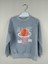 Erkek Çocuk Baskılı Gri Pamuklu Sweatshirt 1