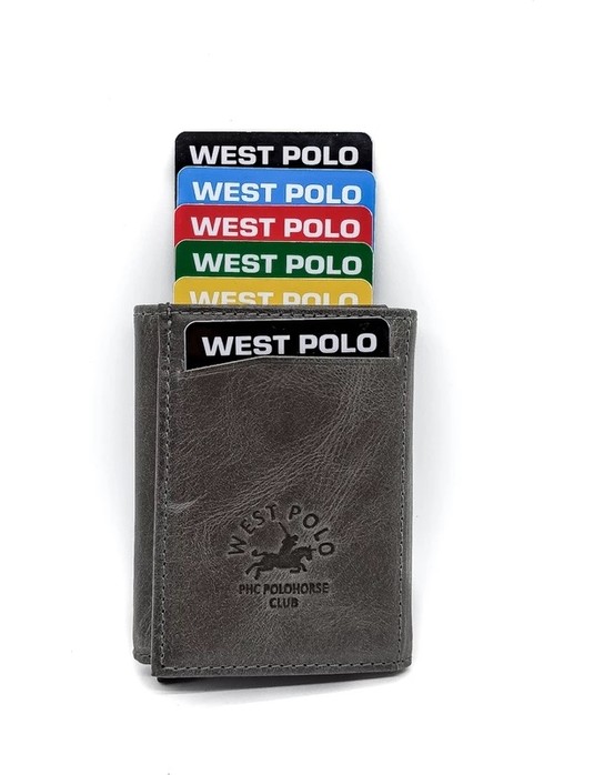 West Polo 5550C Taba Renkli Crazy Deri Kartlık Cüzdan Hakiki Deri Şık Tasarımlı Küçük Boy görsel 6