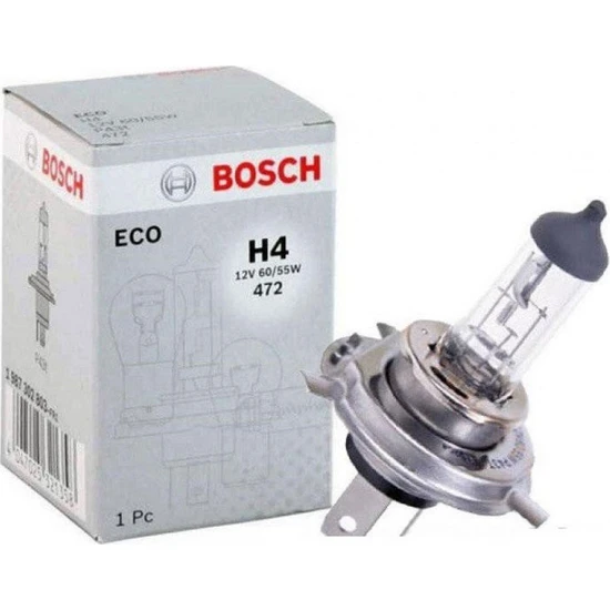 Bosch H4 12V 60/55W Standart Halogen Ampul