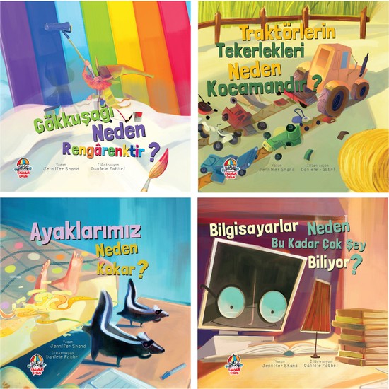 Neden Serisi 2 Yaş Okul Öncesi 4 Kitap Set Kitabı