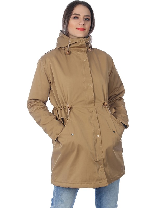 Whitney Jeans Kadin Trend Parka Modeli Camel Bmq462camel Fiyati